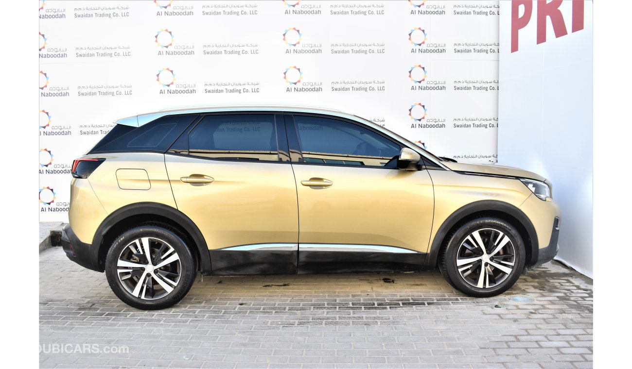 Peugeot 3008 1.6L ALLURE 2018 GCC SPECS AGENCY WARRANTY UP TO 2023 OR 100,000KM