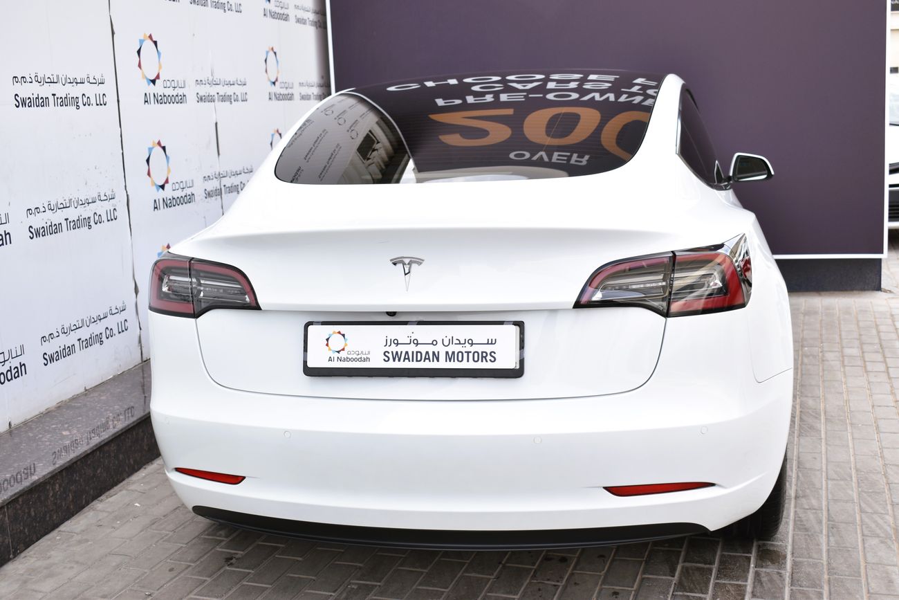 Tesla Model 3 AED 1879 PM MODEL 3 RWD AT GCC MANUFACTURER WARRANTY 2026 OR 80K KM