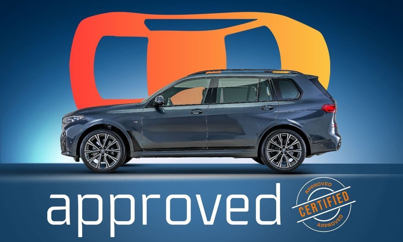 BMW X7 M50i 4.4L (530 HP) UAE's Very Best Example | 2 Years Free Servicing | AED 3,870 Per Month