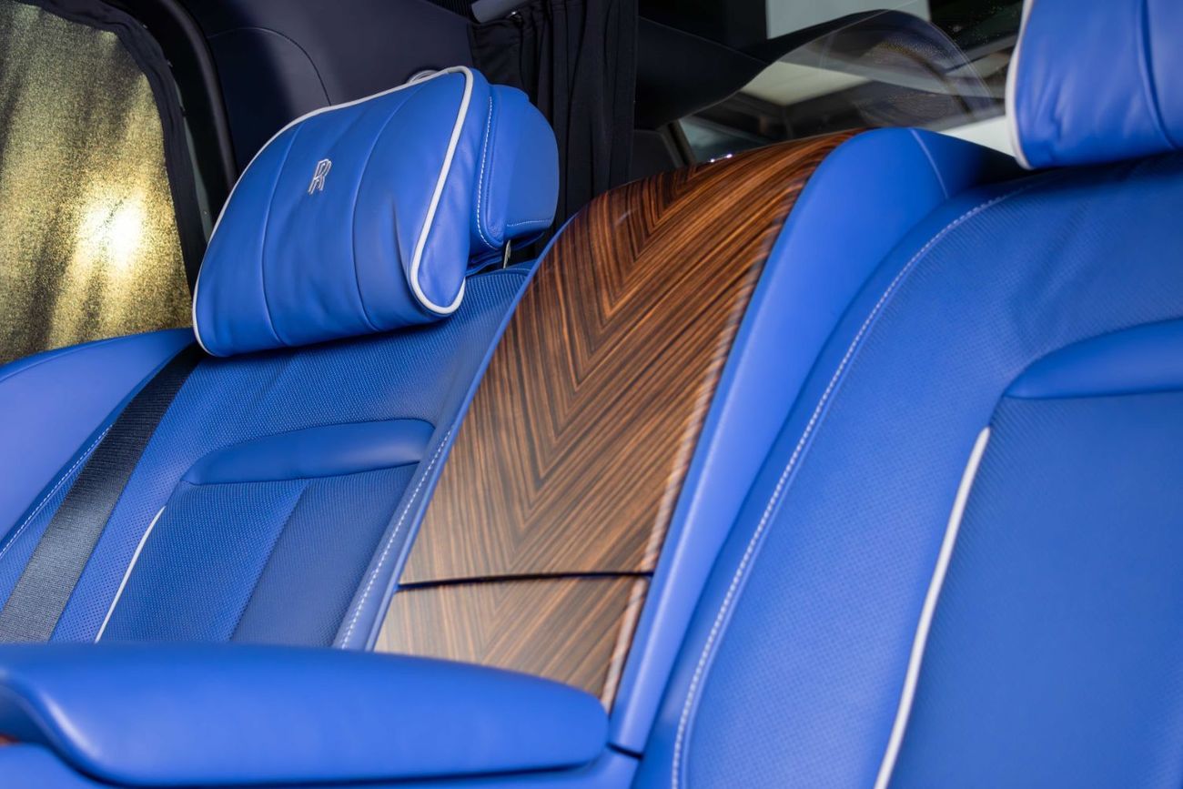 رولز رويس كولينان GCC-VIP Seats-Cobalt Blue Interior-24 Inch Mansory Rims-Blue Calipers