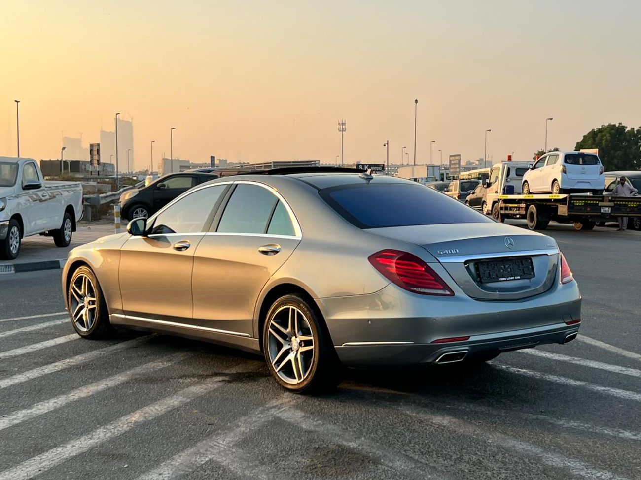 مرسيدس بنز S 400 2015 Mercedes Benz S400 Hybrid Japanese Specs - Full Options - 83000km