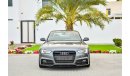 Audi A5 S-Line Plus - Dual Tone Leather Interior - GCC - AED 1,743 Per Month - 0% DP