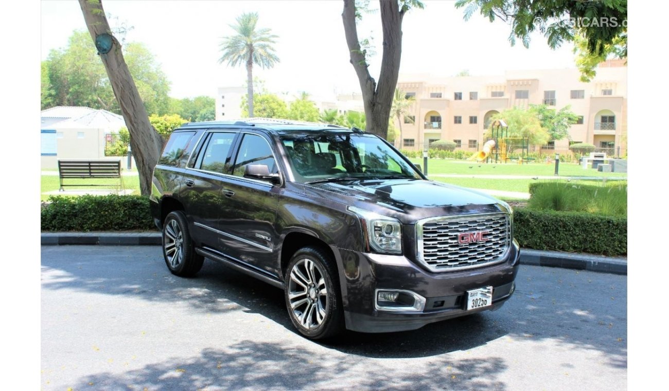 جي أم سي يوكون 2018 GMC Yukon Denali, GCC, Full Original Paint, 100% Accident free with Warranty Up To 2024