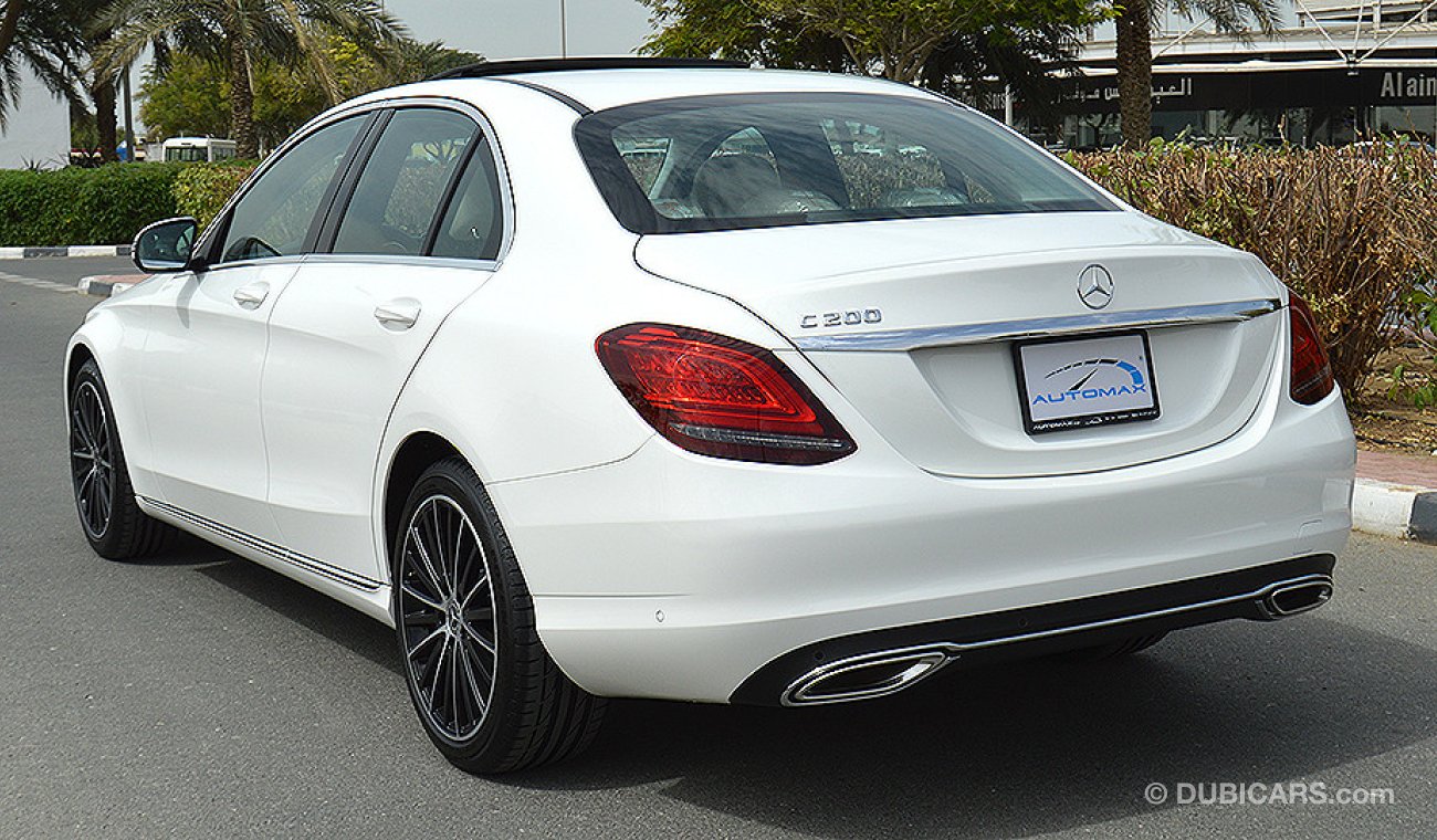 Mercedes-Benz C200 2019 AMG Sedan, GCC, 0km with 5 Years or 200,000km Warranty** (SUMMER OFFER)