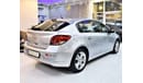 Chevrolet Cruze ORIGINAL PAINT ( صبغ وكاله ) Chevrolet Cruze LT Hatchback 2013 Model!! in Silver Color! GCC Specs