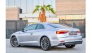 Audi A5 2.0L 40TFSI S-Line | 2,428 PM | 0% Downpayment | Agency Warranty Service Contract | Low Kms!