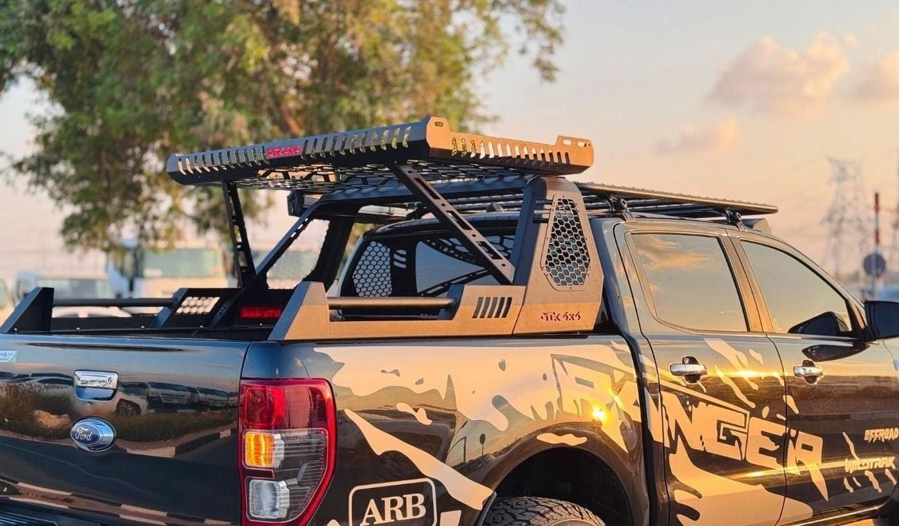 فورد رانجر OFF ROAD WILD TRAK | RHD | 2018 | (AT) | 3.2L DIESEL ENGINE | REAR VIEW CAMERA | SIDE AWNING CAMPING