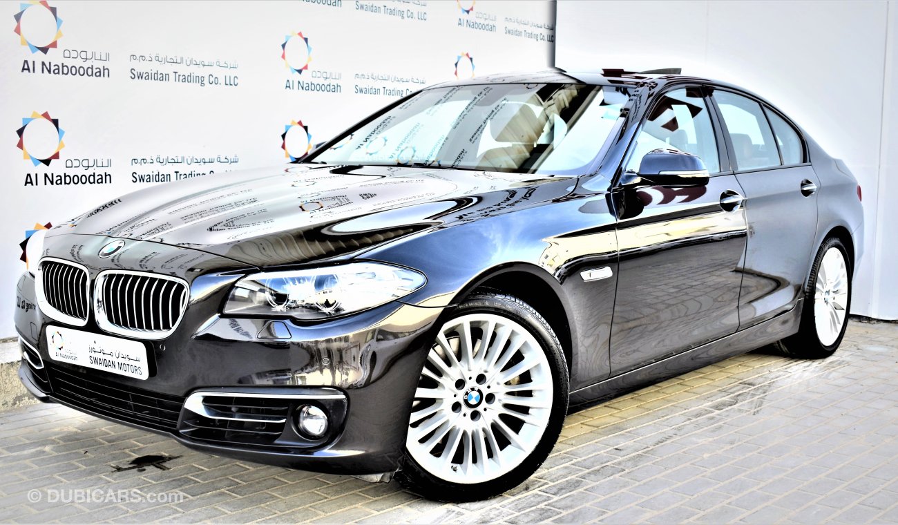 بي أم دبليو 535 I 3.0L V6 LUXURY 2016 GCC SPECS WITH DEALER WARRANTY