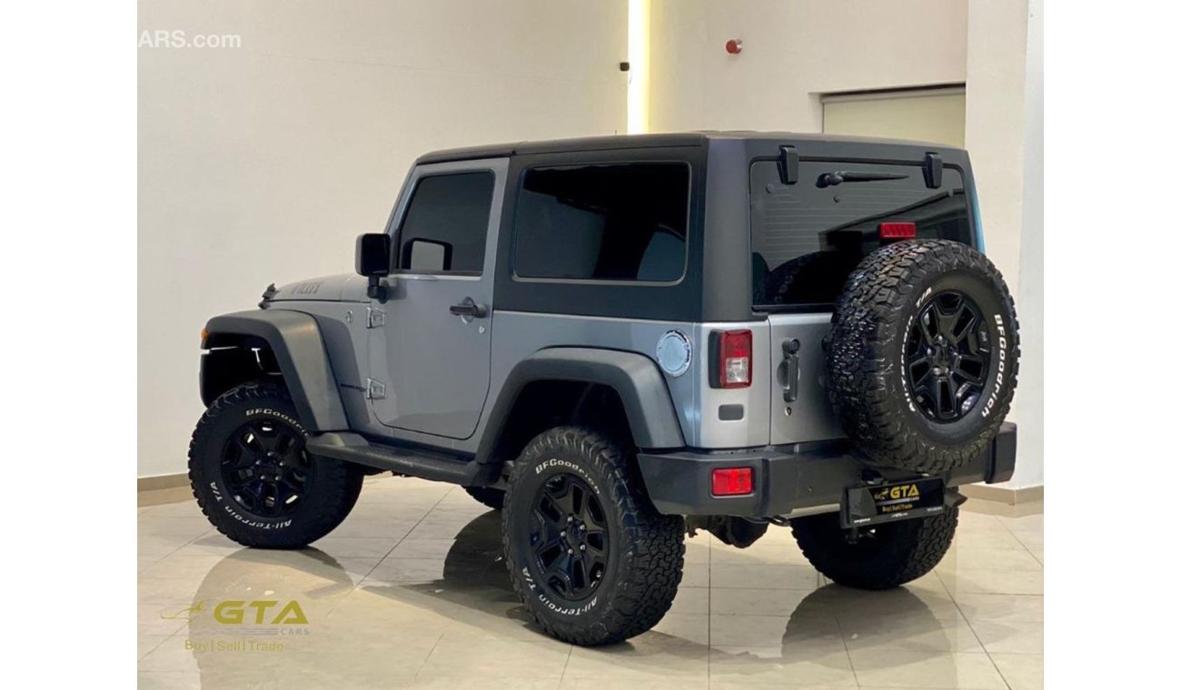 جيب رانجلر 2018 Jeep Wrangler JK Willys, Jeep Warranty-Service Contract, GCC, Low Kms