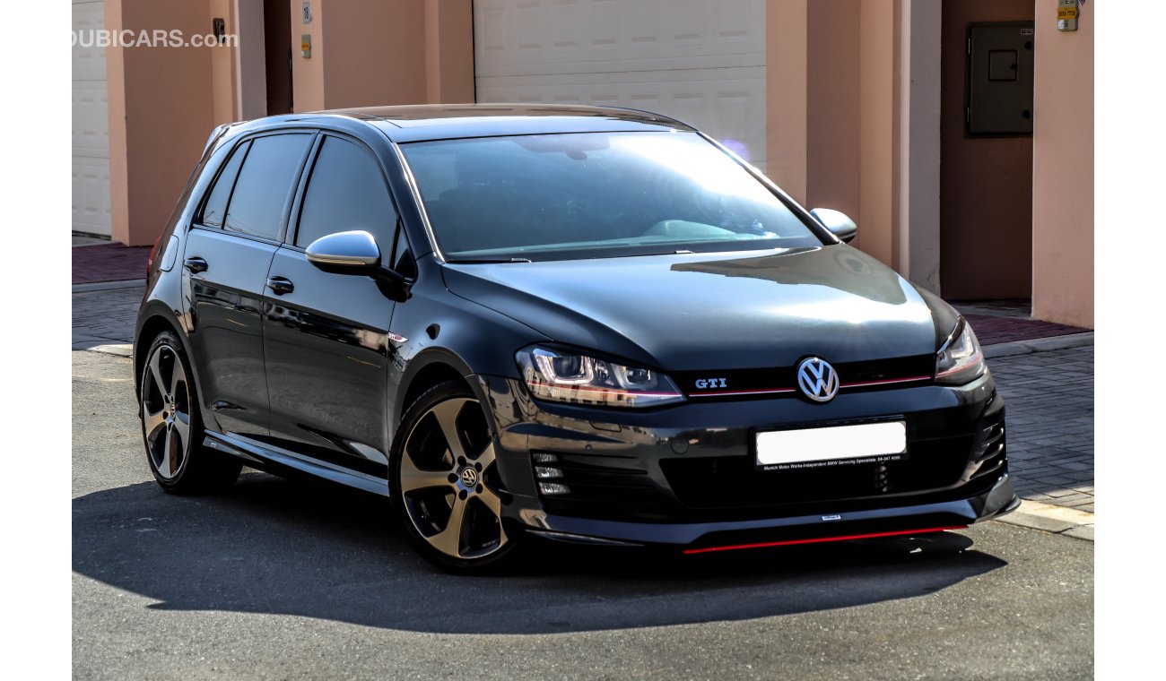 Volkswagen Golf GTI (Oettinger Body Kit) 2015 GCC under Agency Warranty with Zero Down-Payment.