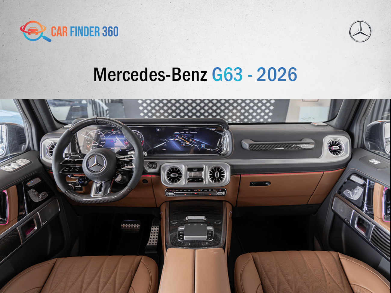 مرسيدس بنز G 63 AMG Mercedes-Benz G63 - 2026 - Green / Brown interior - GCC - Performance Package(Export only)