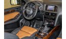 أودي Q5 Audi Q5 S-Line 3.0 2016 GCC under Agency Warranty with Zero Down-Payment.