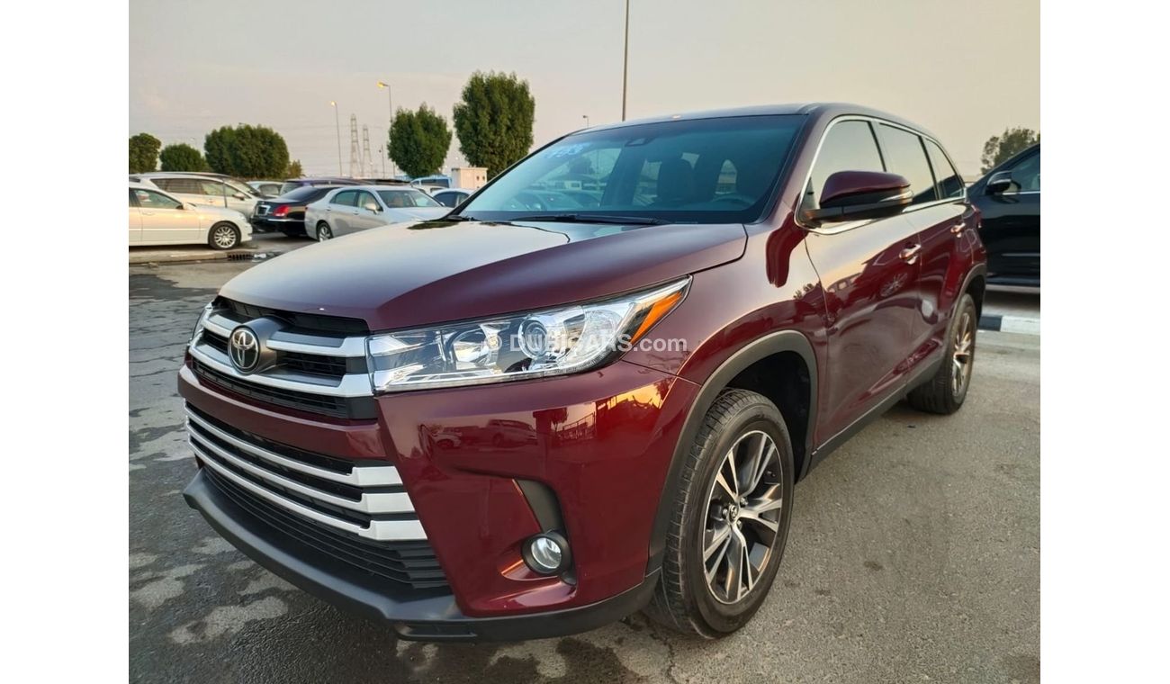 Used 2019 TOYOTA HIGHLANDER LE Maroon 6Cylinder 3.5L Engine 78082miles
