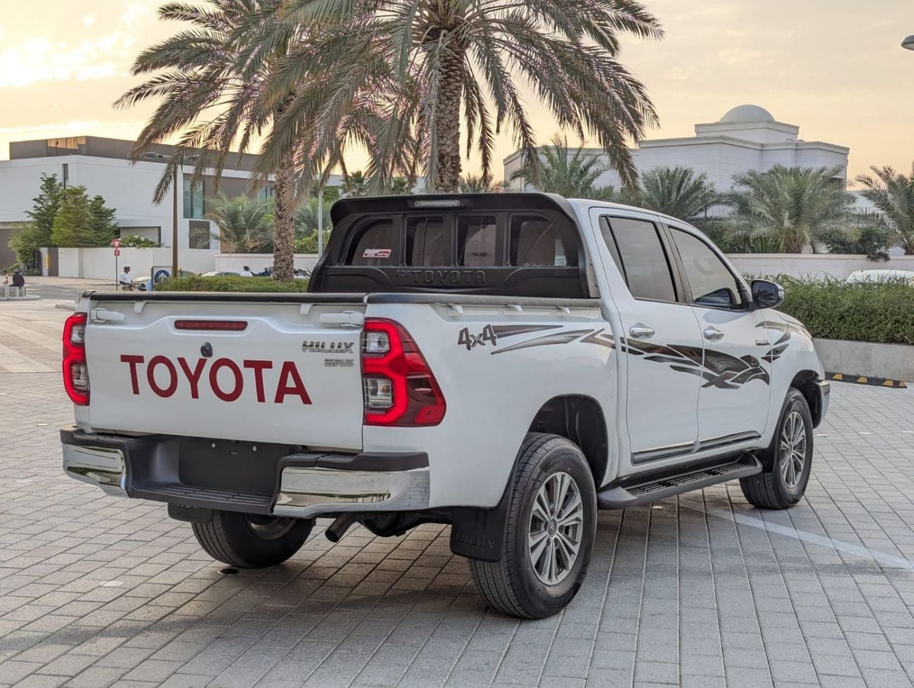 Toyota Hilux SGLX Toyota Hilux pickup LHD 2021 white diesel engine 4-cylinder 2.4L