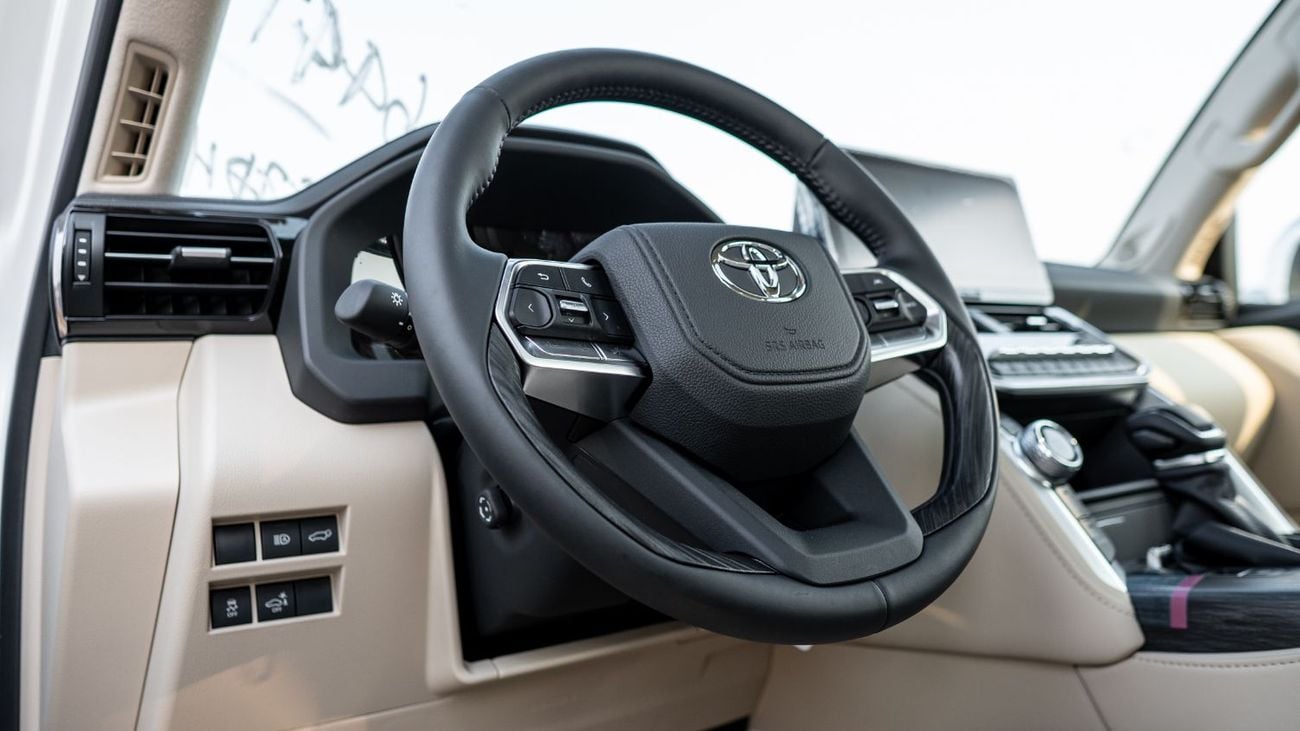 تويوتا لاند كروزر 2026 Toyota Land Cruiser 300 VXR 3.5L AT Hybrid (Black-Beige)