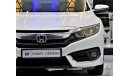 Honda Civic EXCELLENT DEAL for our Honda Civic ( 2017 Model ) in White Color GCC Specs