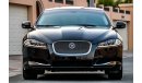 Jaguar XF Luxury 2013 GCC under Warranty with Zero Down-Payment.