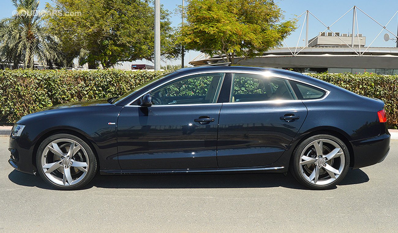 Audi A5 Sportback 35TFSI, GCC specs with Unlimited Mileage Warranty and 105K km Free Service at Al Nabooda