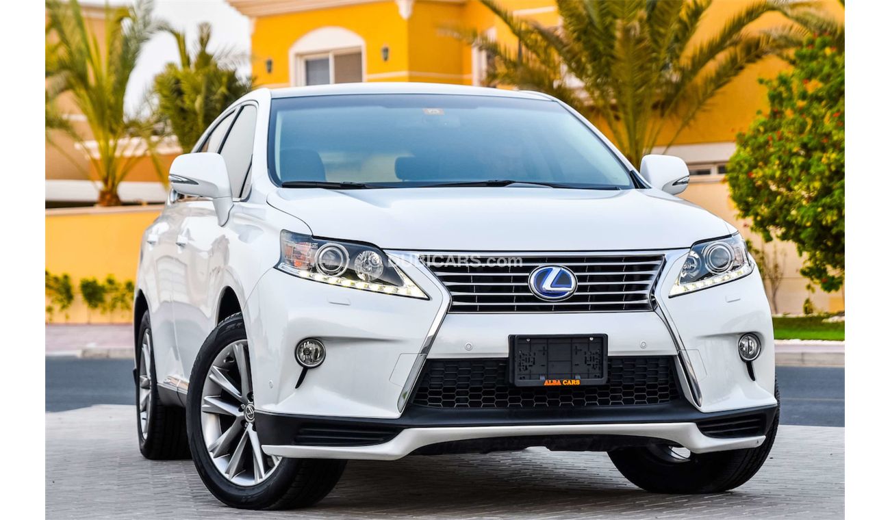 Lexus RX450h Lexus RX-450 Hybrid - 2015 - AED 2,232 P.M. AT 0% DOWNPAYMENT THROUGH BANK FINANCE