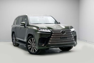 Lexus LX 700h 3.5L - Sonic Quartz Inside Crimson | Export Only