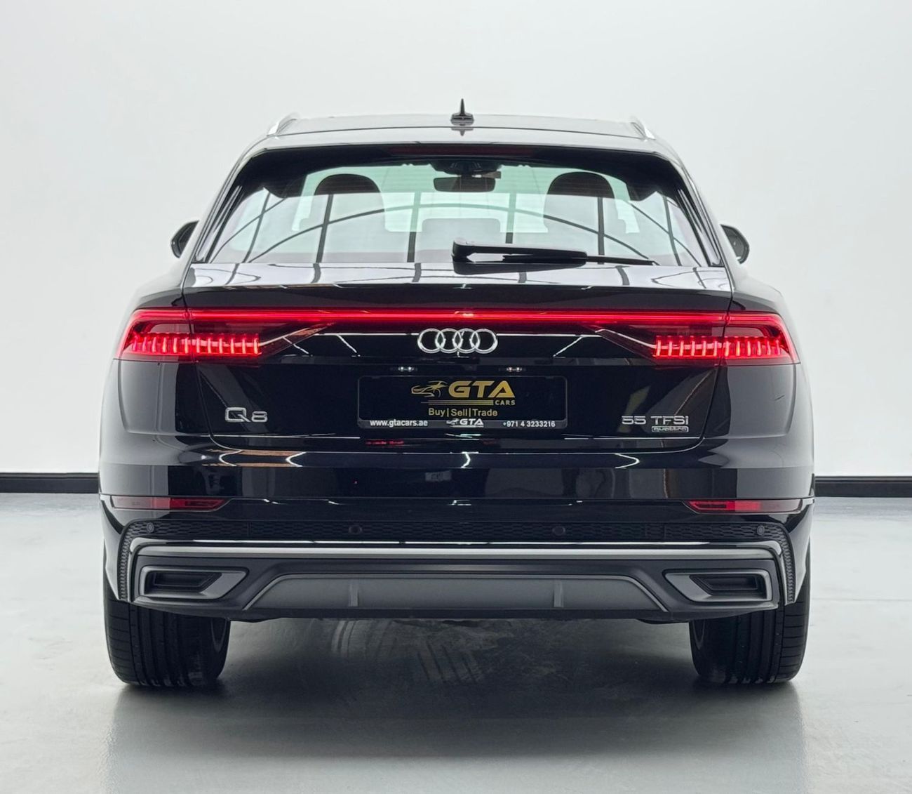 Audi Q8 55 TFSI quattro S-Line 3.0L (340 HP) 2019 Audi Q8 55 TFSI quattro S Line, 2027 Warranty + Service Co