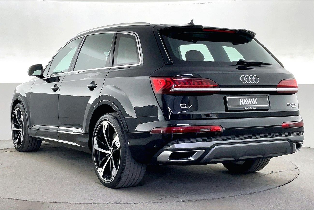 Audi Q7 55 TFSI quattro S-Line Luxury/High Option | National Day Celebration | Guaranteed Warranty | 0 Down 