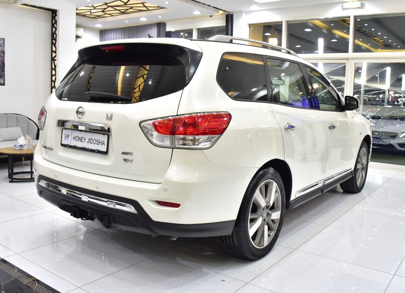 Nissan Pathfinder EXCELLENT DEAL for our Nissan Pathfinder SV 4WD ( 2015 Model ) in White Color GCC Specs