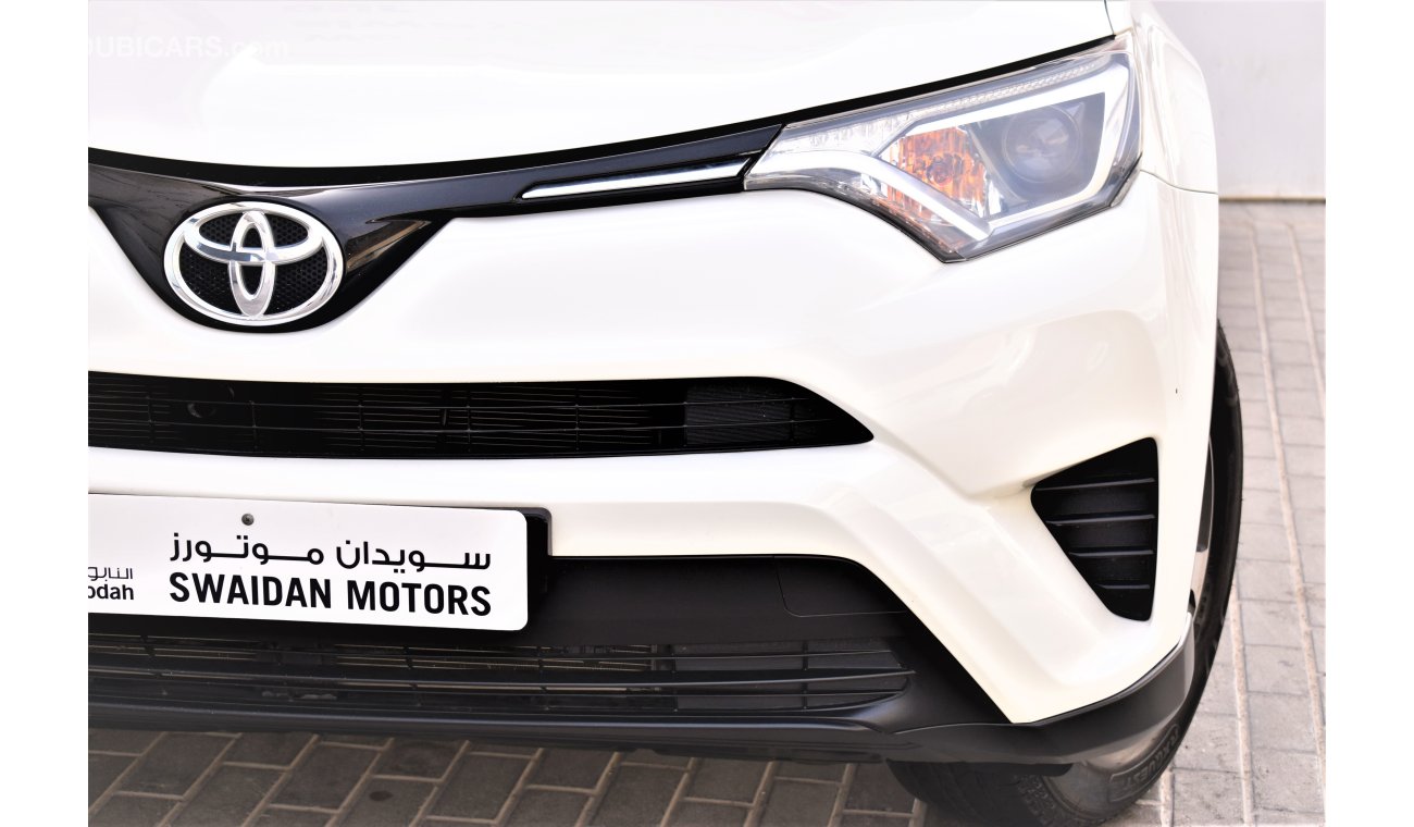 Toyota RAV4 | AED 1560 PM | 0% DP | 2.5L 2018 GCC DEALER WARRANTY