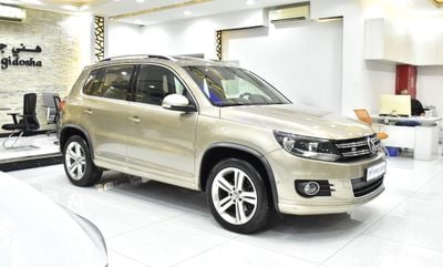Volkswagen Tiguan EXCELLENT DEAL for our Volkswagen Tiguan R-Line ( 2016 Model ) in Beige Color GCC Specs