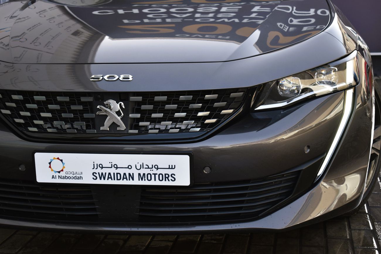 بيجو 508 AED 1679 PM | 1.6L GT GCC ANUFACTURER WARRANTY | UP TO 2027 OR 200K