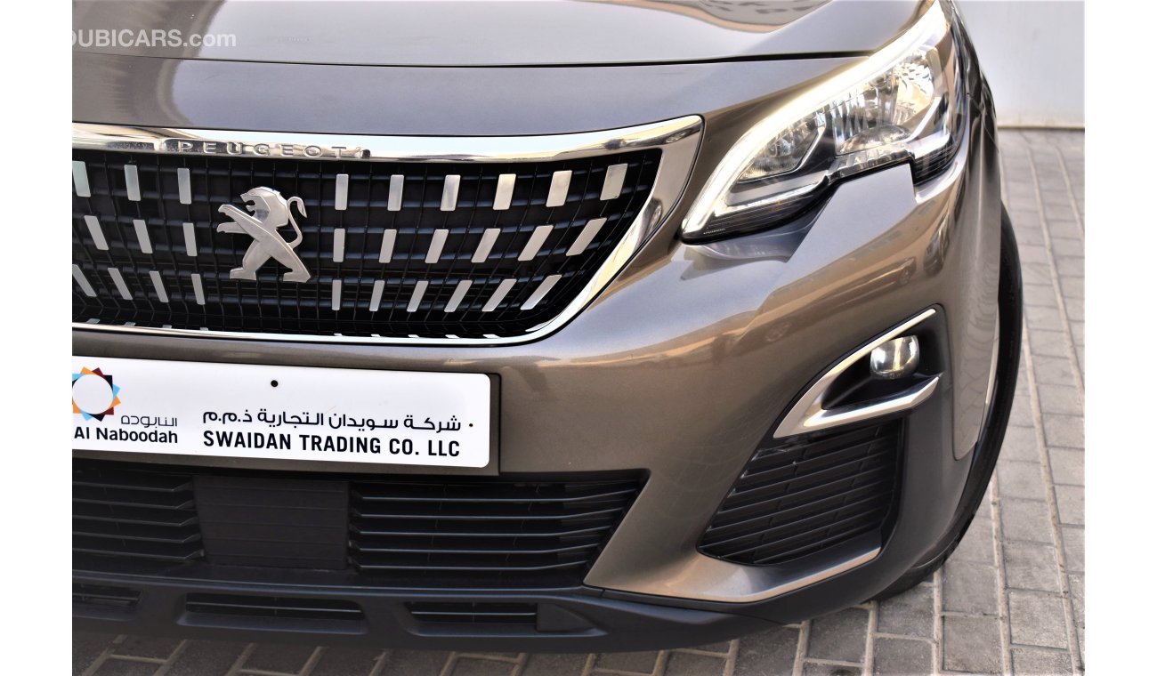 بيجو 3008 AED 1664 PM | 1.6L ACTIVE GCC AGENCY WARRANTY