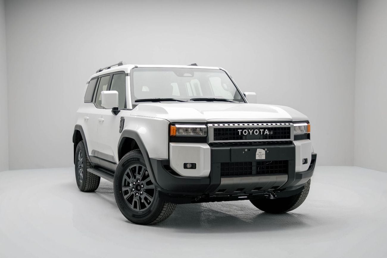 تويوتا برادو 2.4L - Platinum White Inside Black | Export Only