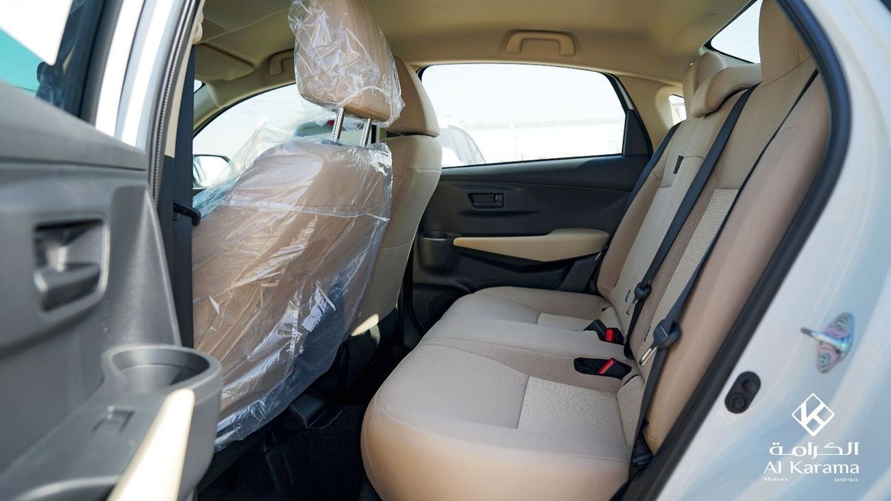 Toyota Yaris Y | 1.3L - 4-Cylinder | GCC Specs | Climate Control | Alloy Wheels | Rear Camera | NEW