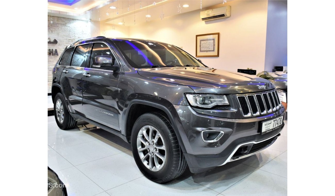 جيب جراند شيروكي ORIGINAL PAINT ( صبغ وكاله ) FULL SERVICE HISTORY Jeep Grand Cherokee 4x4 LIMITED 2014 Model! GCC