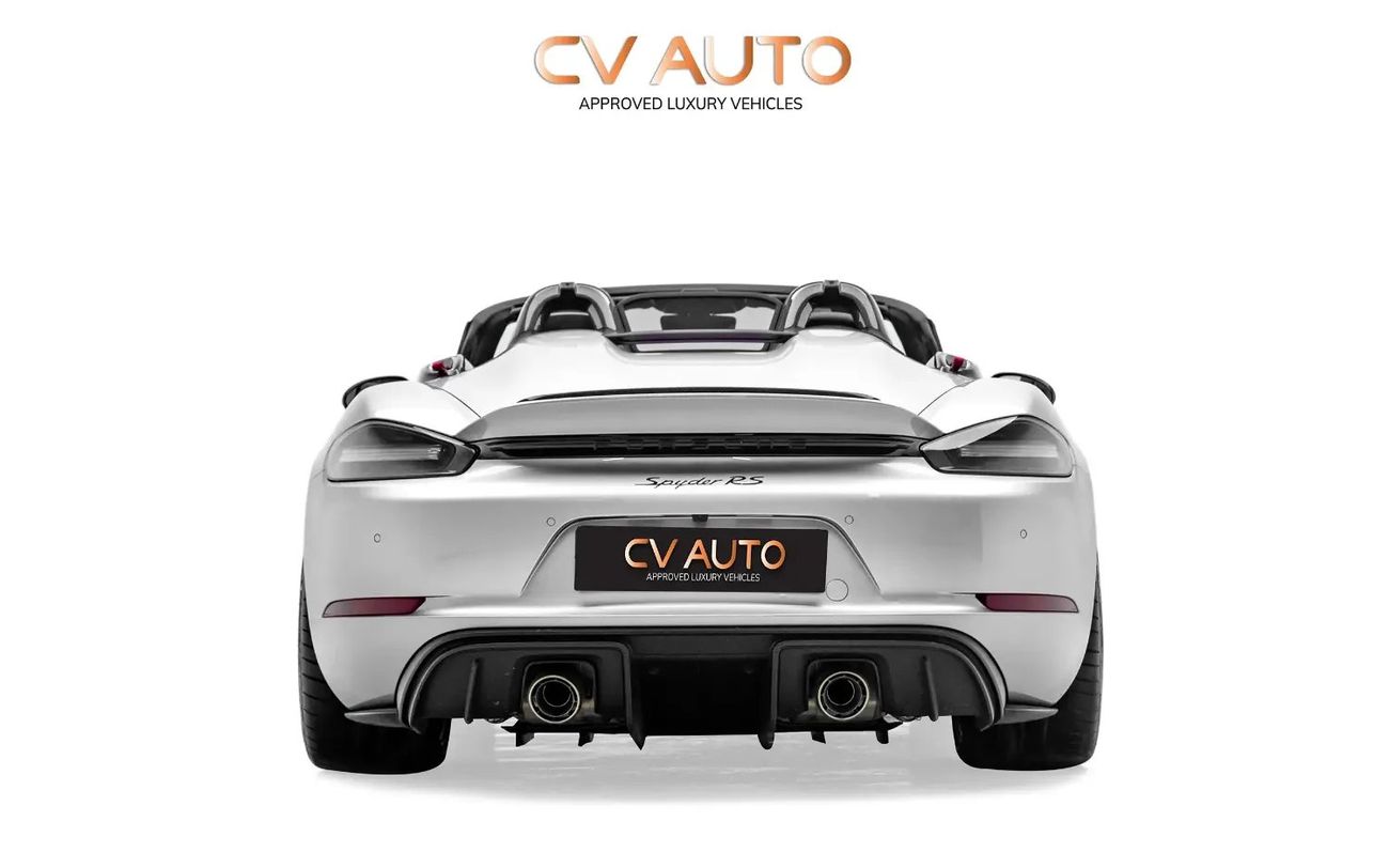Porsche 718 Spyder Boxster RS - Euro Spec - With Warranty