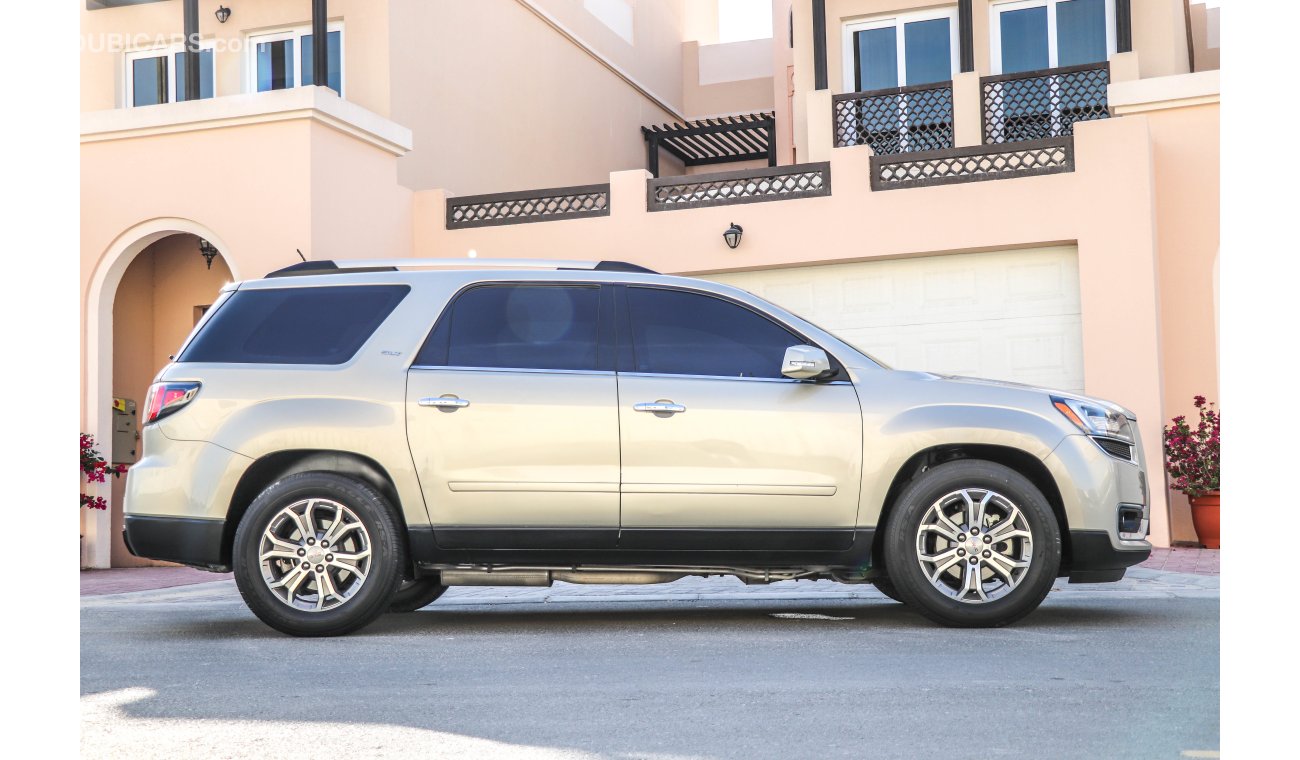 GMC Acadia SLT 2015 AED 1360 P.M with 0% D.P under warranty