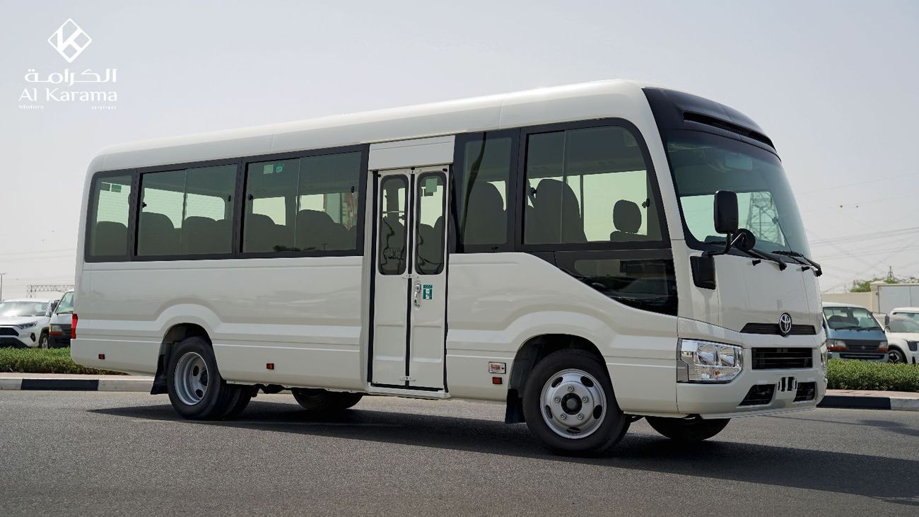 Toyota Coaster DLX - 4.2L Manual - 23 Seater Bus - Power Door - AC/Heater - Audio/AM/FM