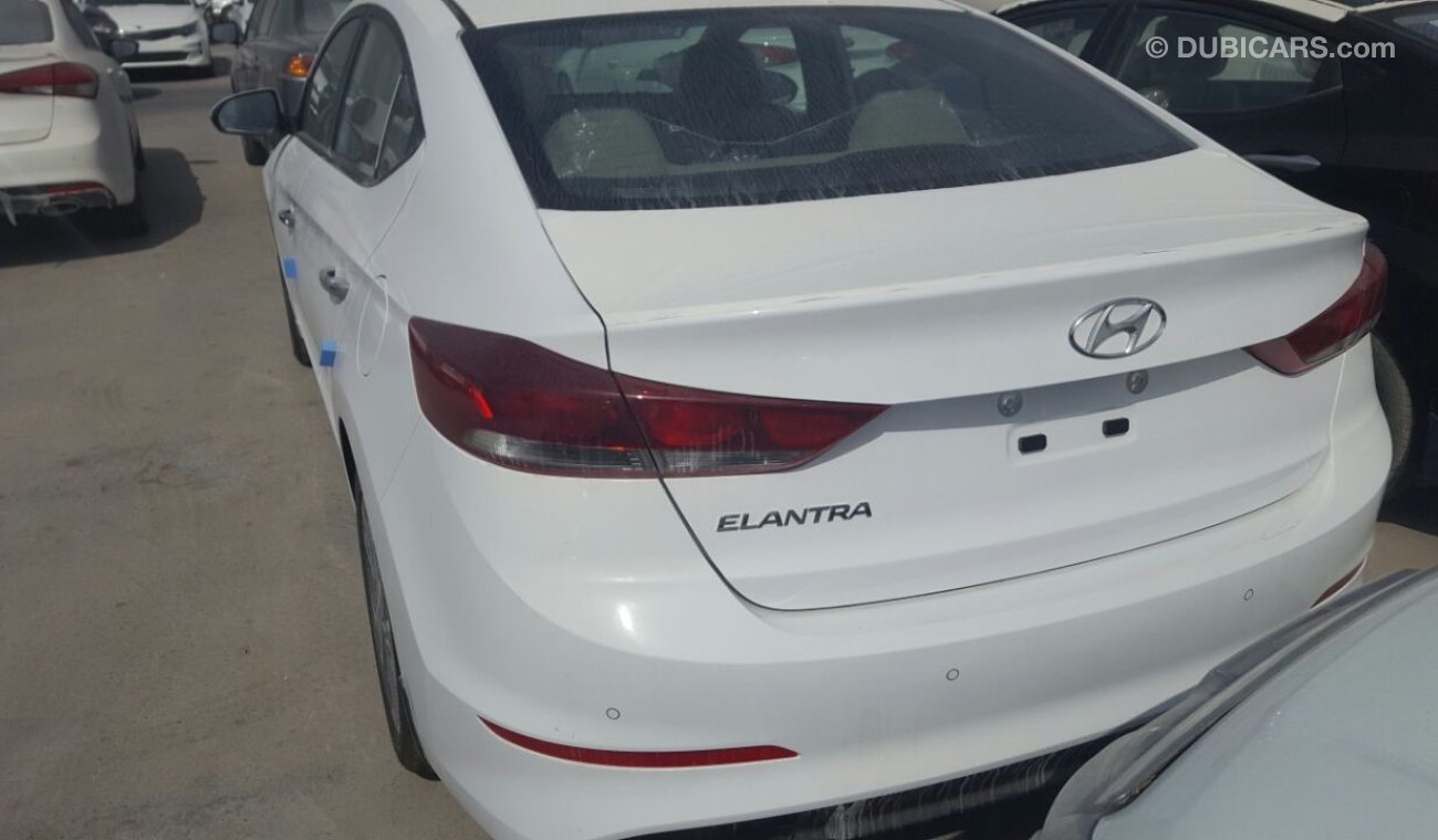 Hyundai Elantra with screen and camera