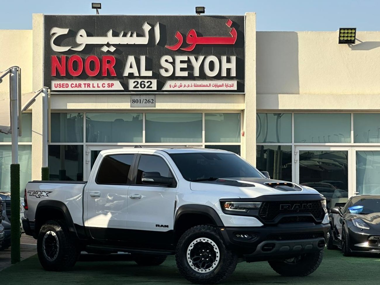رام 1500 TRX DODGE RAM TRX 6.2 SUPER CHARGE 2022 GCC FULL OPTION ORIGINAL PAINT PERFECT CONDITION UNDER WARRANTY