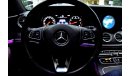 Mercedes-Benz E300 EXCELLENT DEAL for our Mercedes Benz E300 ( 2018 Model ) in Black Color American Specs