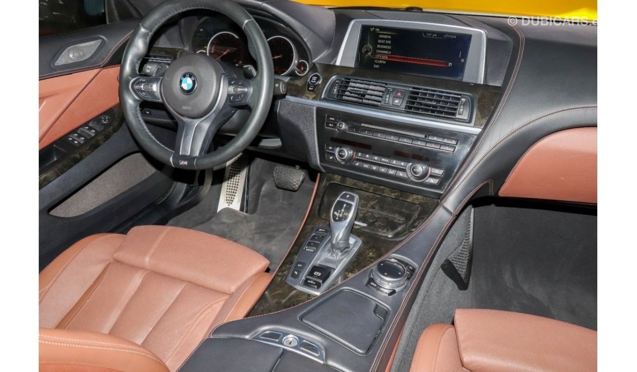 بي أم دبليو 650 BMW 650i M-Kit 2015 GCC under Warranty with Flexible Down-Payment.