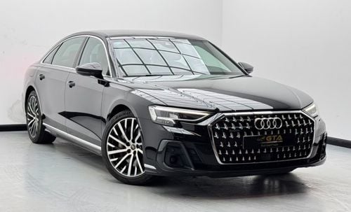 أودي A8 2024 Audi A8L 55 TFSI Quattro, 10/2026 Audi Warranty and Service Pack, Audi Service History, GCC