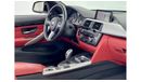 BMW 435i M Sport 2015 BMW 435i M-Kit Convertible, Full BMW Service History, Great Condition, GCC Specs