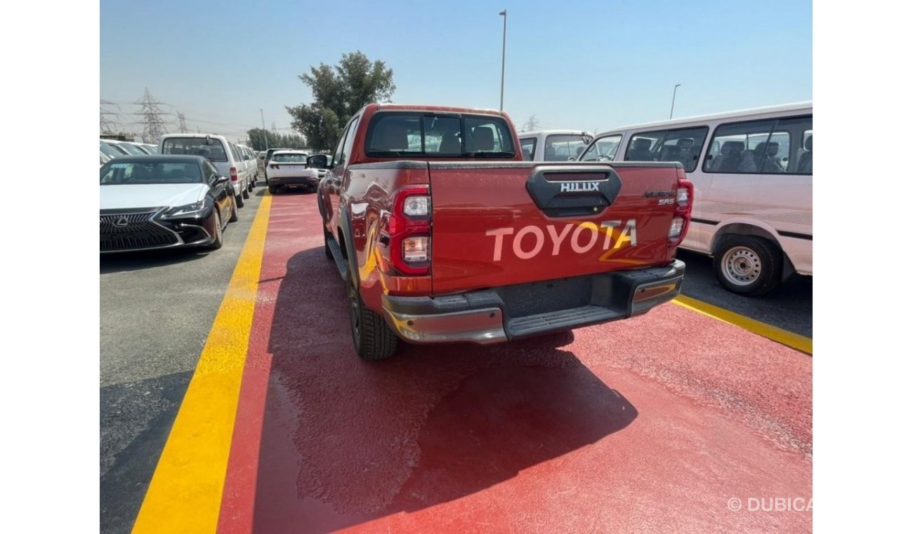 تويوتا هيلوكس TOYOTA HILUX ADVENTURE 4.0L، PETROL، MODEL 2021 RED EXTERIOR with Red الداخلية، فقط للتصدير