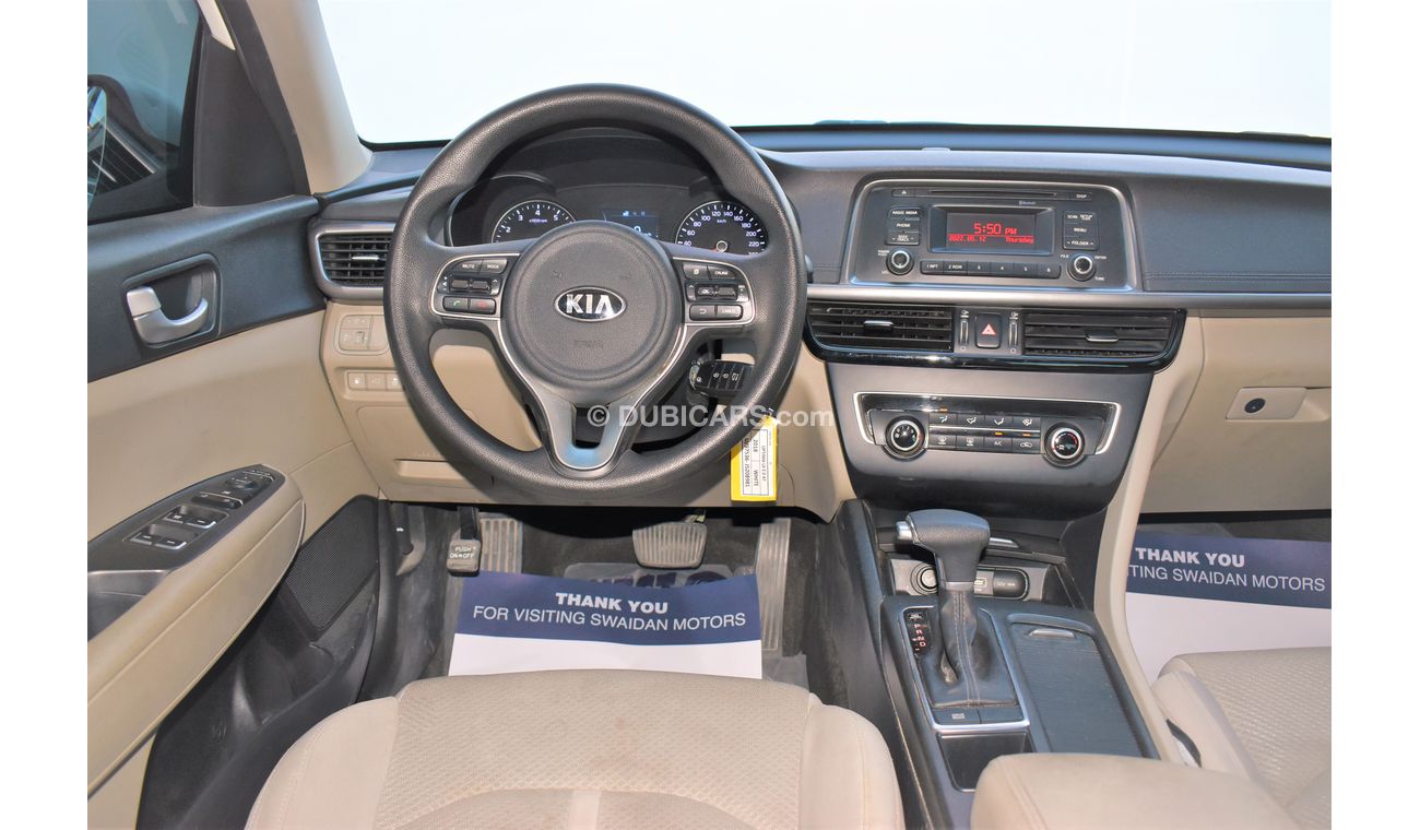 Used Kia Optima AED 977 PM 0 DP 2.0L LX GCC WARRANTY 2018 for sale