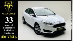 Ford Focus LEATHER + NAVIGATION + ALLOY  / GCC / 2018 / DEALER WARRANTY + FREE SERVICE UP TO 100,000KMS / 964DH