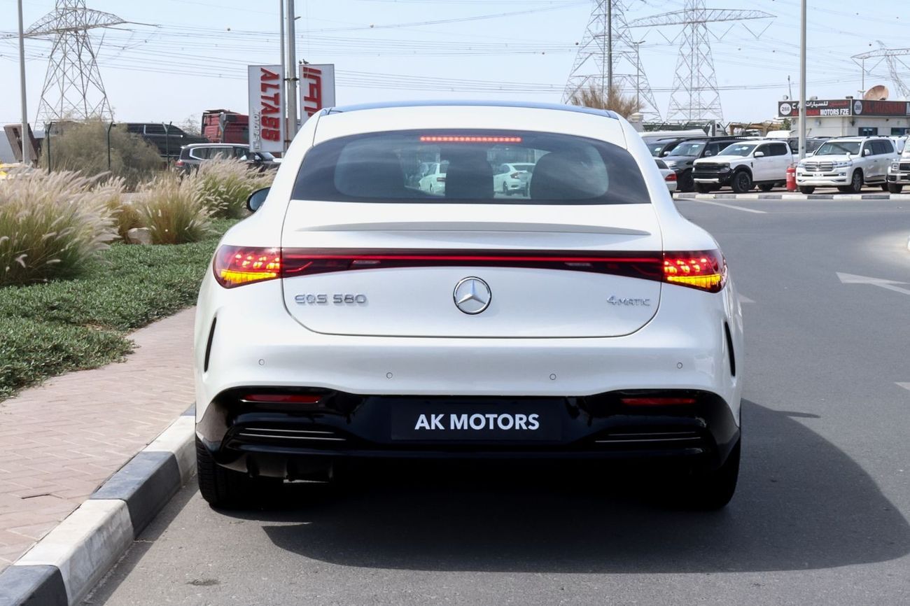 Mercedes-Benz EQS 580 4MATIC GCC WARRANTY AND SERVICE PACKAGE