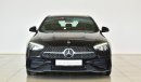 مرسيدس بنز C200 SALOON / Reference: VSB 31923 Certified Pre-Owned with up to 5 YRS SERVICE PACKAGE!!!