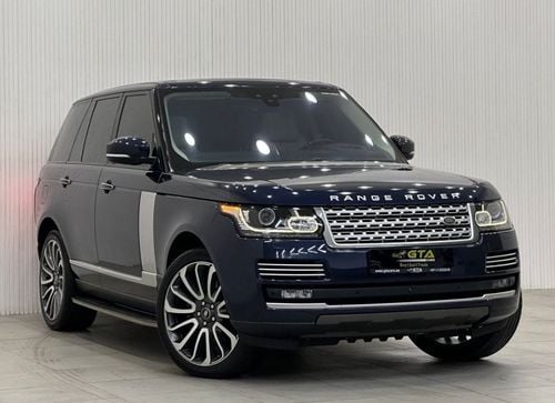 لاند روفر رينج روفر 2017 Range Rover Vogue SE Supercharged, Warranty, Service History, Full Options, Low Kms, GCC
