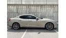 Maserati Ghibli Ghibli 3.0L | GCC | EXCELLENT CONDITION | FREE 2 YEAR WARRANTY | FREE REGISTRATION | 1 YEAR FREE INS